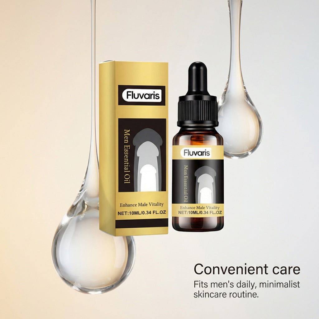 Fluvaris Men’s Essence Oil | Lightweight Hydrating Intimate Skin Care | 10ml