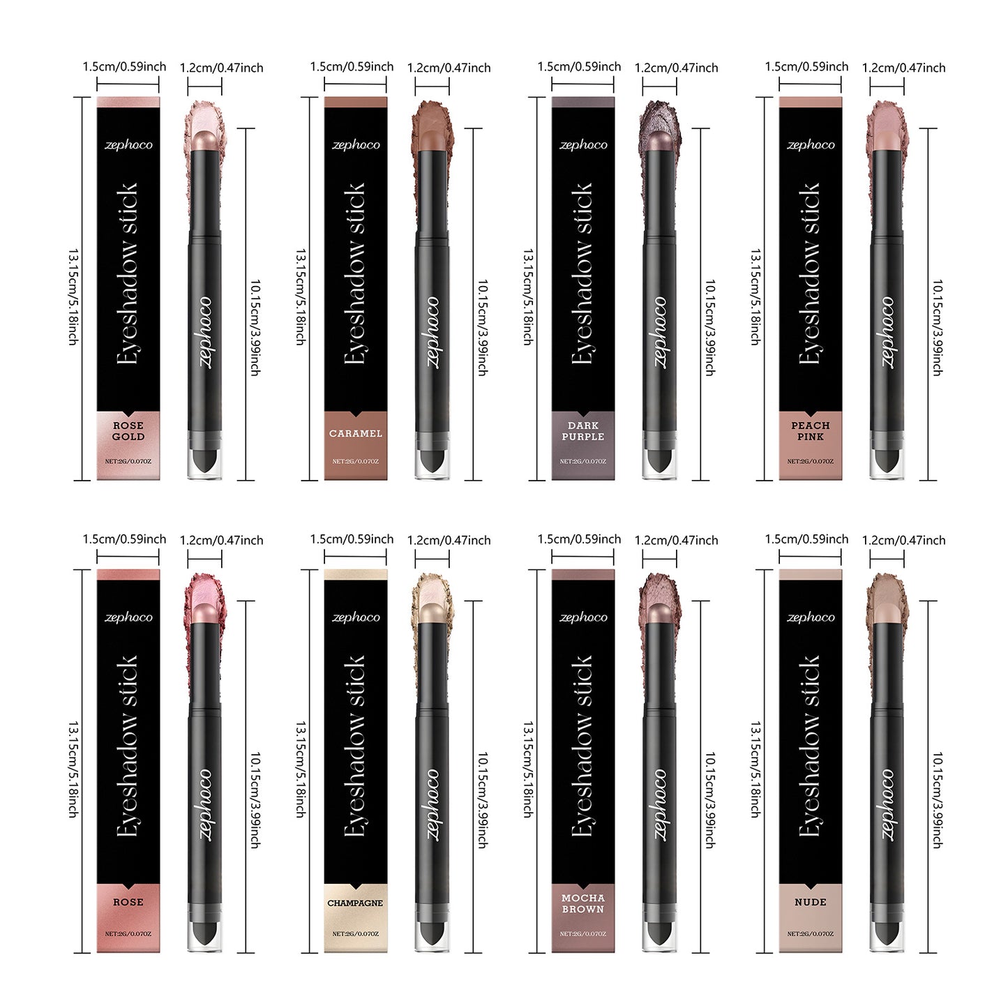 Zeylkoo Eyeshadow Stick – Smooth, Waterproof & Easy-Blend Eye Color Pen