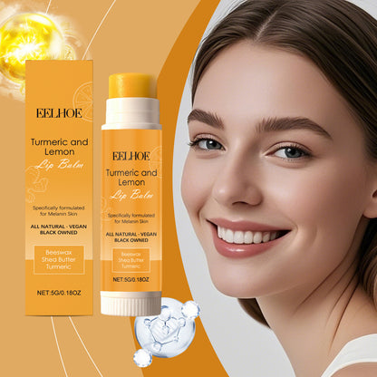 EELHOE Turmeric & Lemon Lip Balm – Moisturizing, Softening & Daily Lip Care