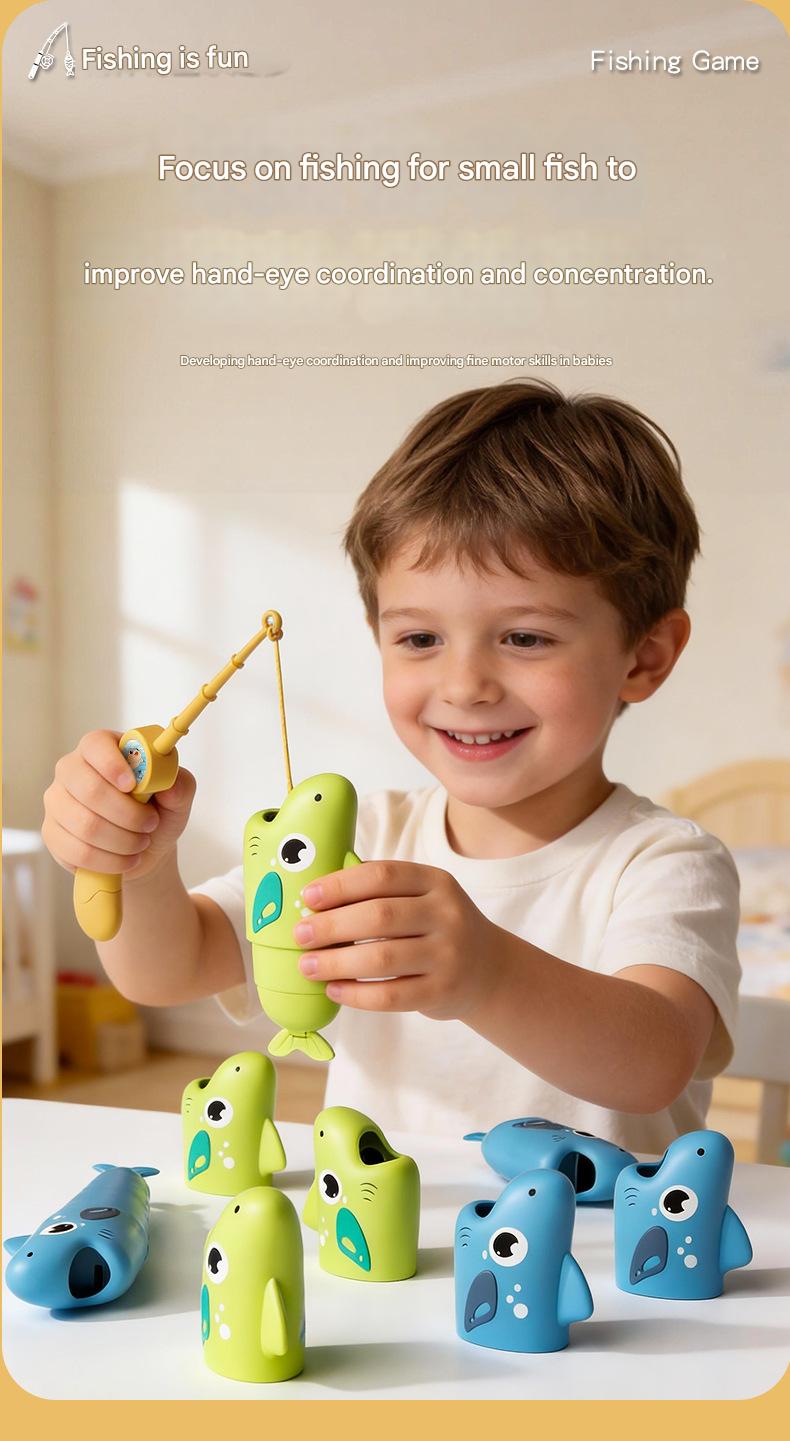 Fishing Adventure Tabletop Game – Extendable Fishing Toy for Kids & Family Interactive Play