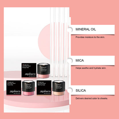 Zephoco Light & Soft Powder Blush (Multiple Shades)