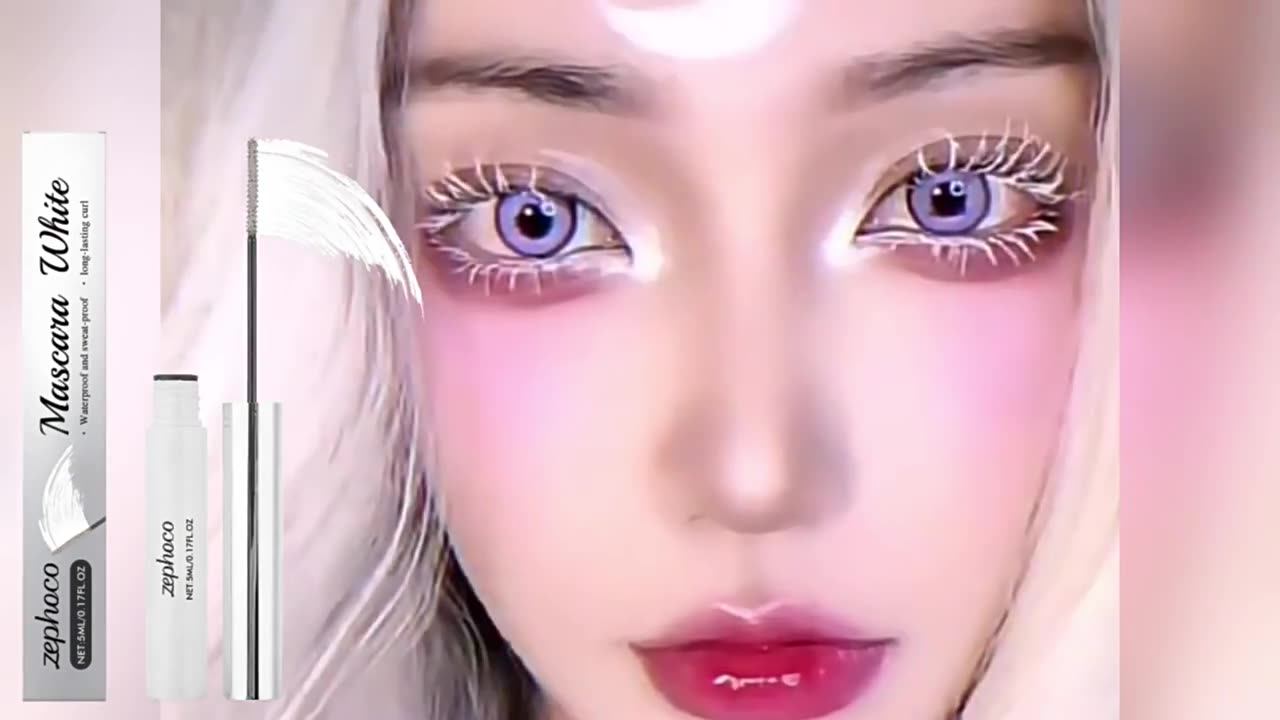 Máscara de pestañas Zephoco: fórmula resistente al agua, suave y sin grumos