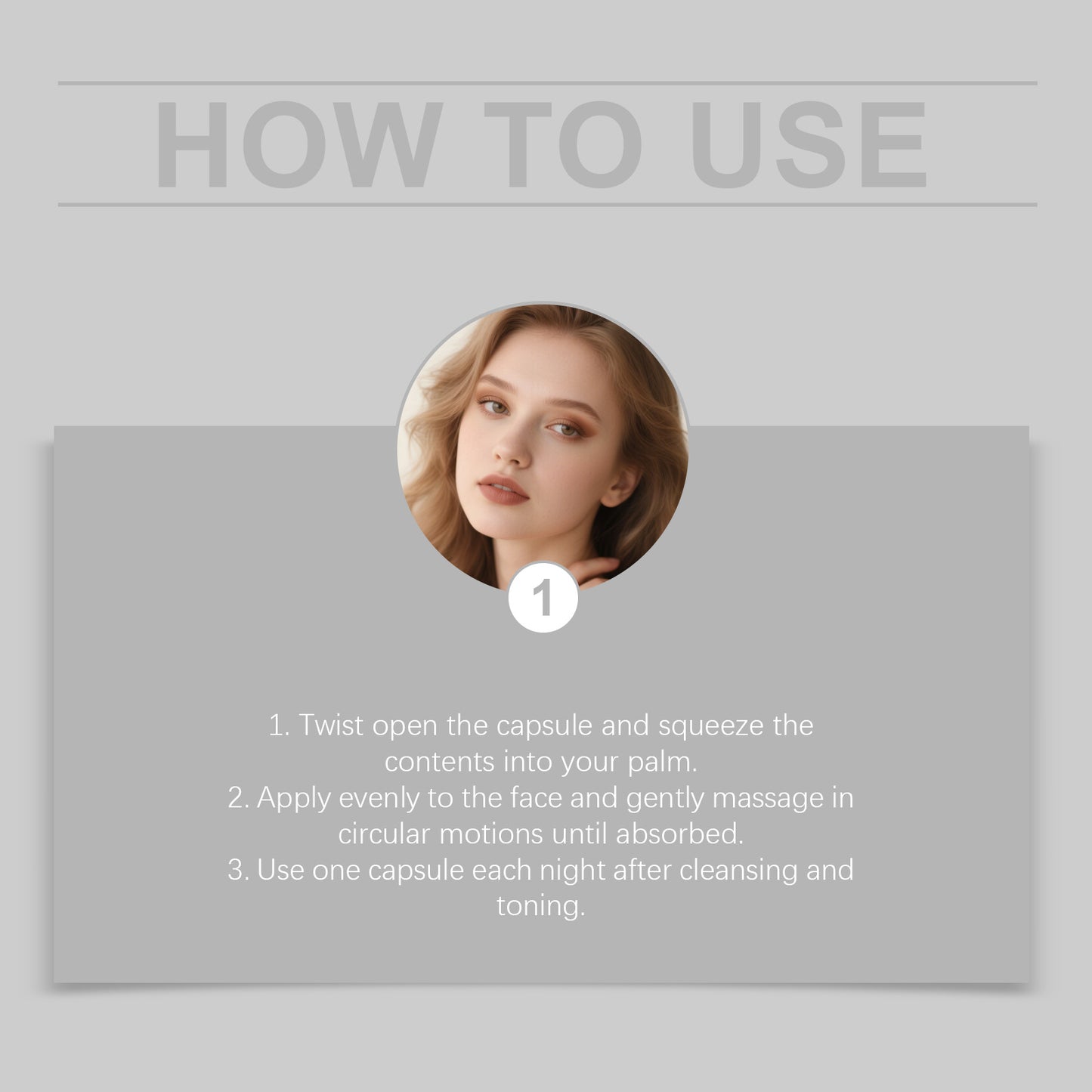 Cápsulas de suero facial iluminador e hidratante Moxirea