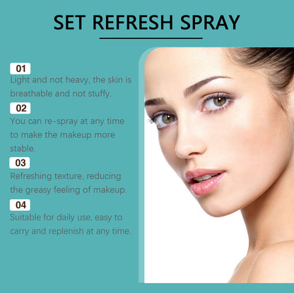 Spray fijador hidratante Zephoco: bruma ligera, refrescante e hidratante para el maquillaje