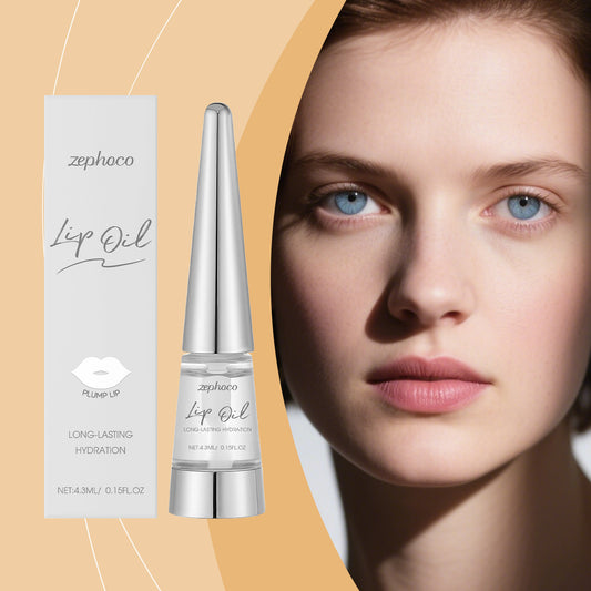 Zephoco Long-Lasting Hydrating Lip Oil – Nourishing & Soft Finish