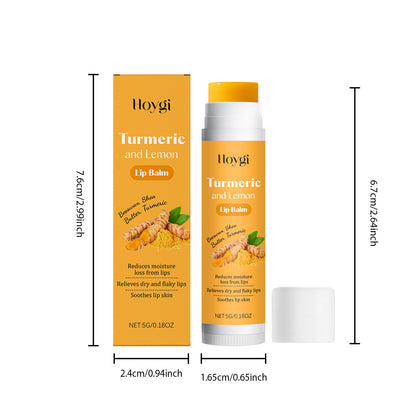 Hoygi Turmeric & Lemon Lip Balm – Smooth, Lightweight & Daily Moisturizing (5g)