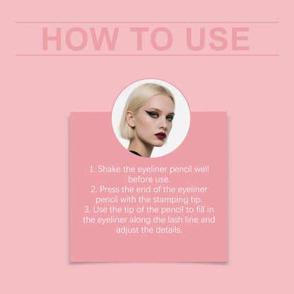 Zephoco Eyeliner Stamp Pen – Quick Winged Eye Makeup Tool