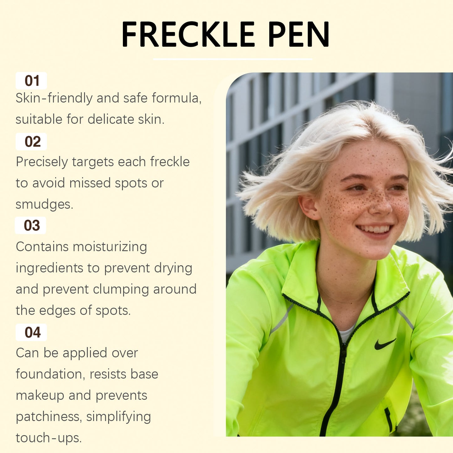 Stylo à faux poils Zephoco à double embout – Faux poils effet naturel et formule à séchage rapide