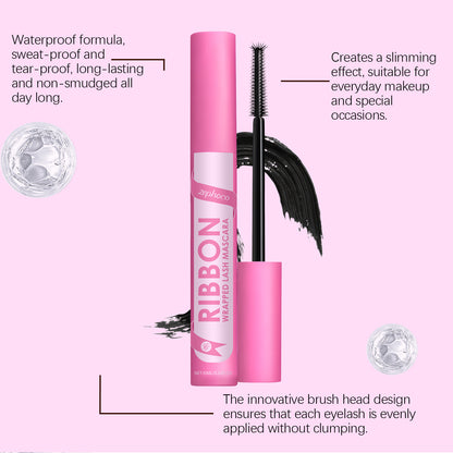 Zephoco Ribbon Wrapped Lash Mascara – Waterproof, Slimming Lash Effect & Smooth Application