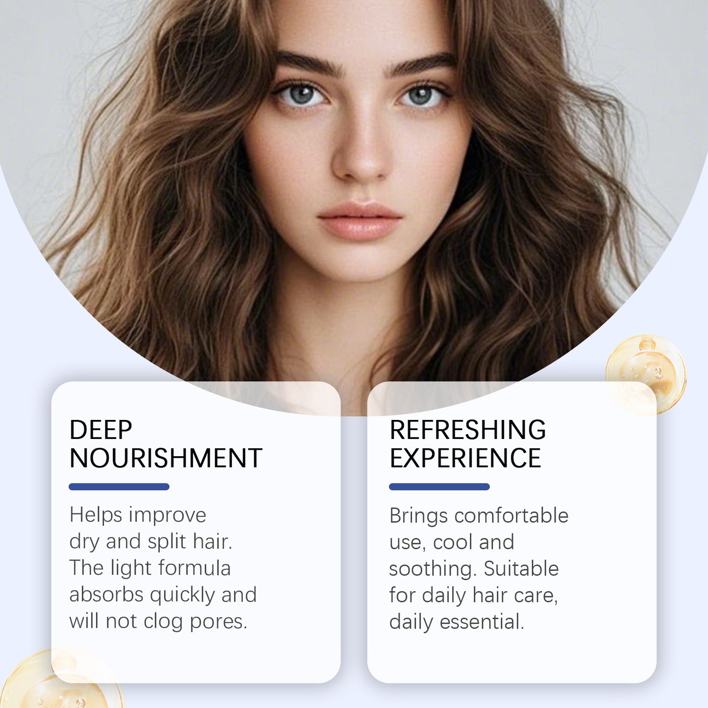 Suero nutritivo para el cuero cabelludo: cuidado ligero y no graso