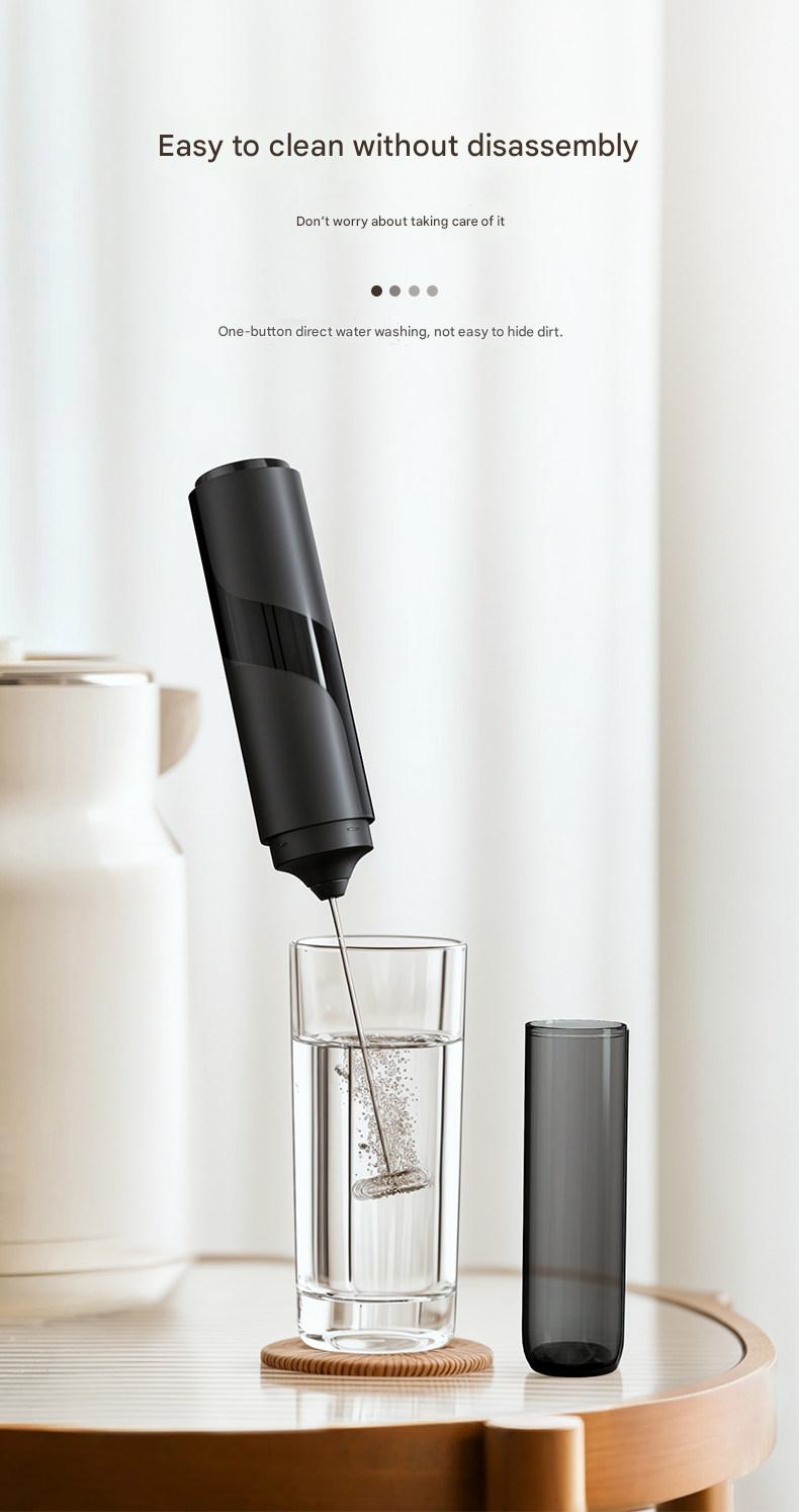 Portable Electric Milk Frother – Handheld Coffee Foamer & Egg Beater for Home Use