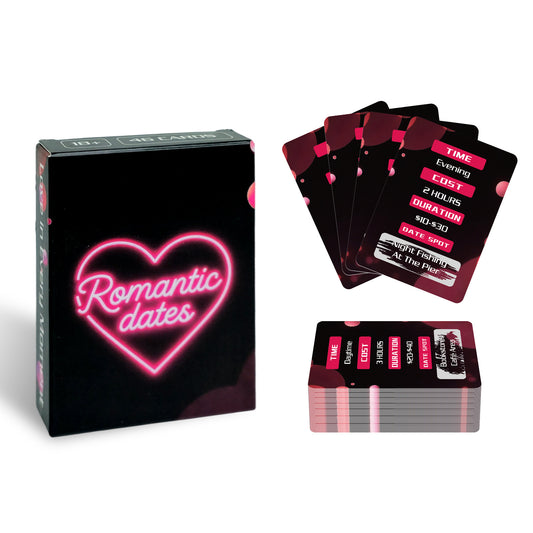 Romantic Scratch-Off Date Cards for Couples – Fun Interactive Game (46 Cards) (18+)