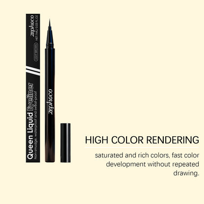 Delineador líquido Queen: delineador de precisión antimanchas
