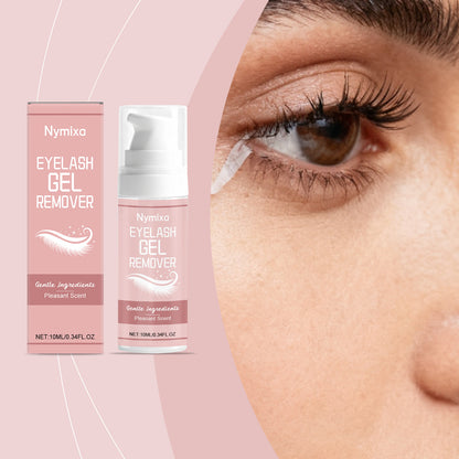Gel removedor de pestañas Nymixa: disolvente suave y de acción rápida para el pegamento de pestañas (10 ml)