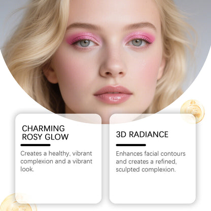 Blush crème visage Zephoco en stick – Blush soyeux rose pour un éclat naturel