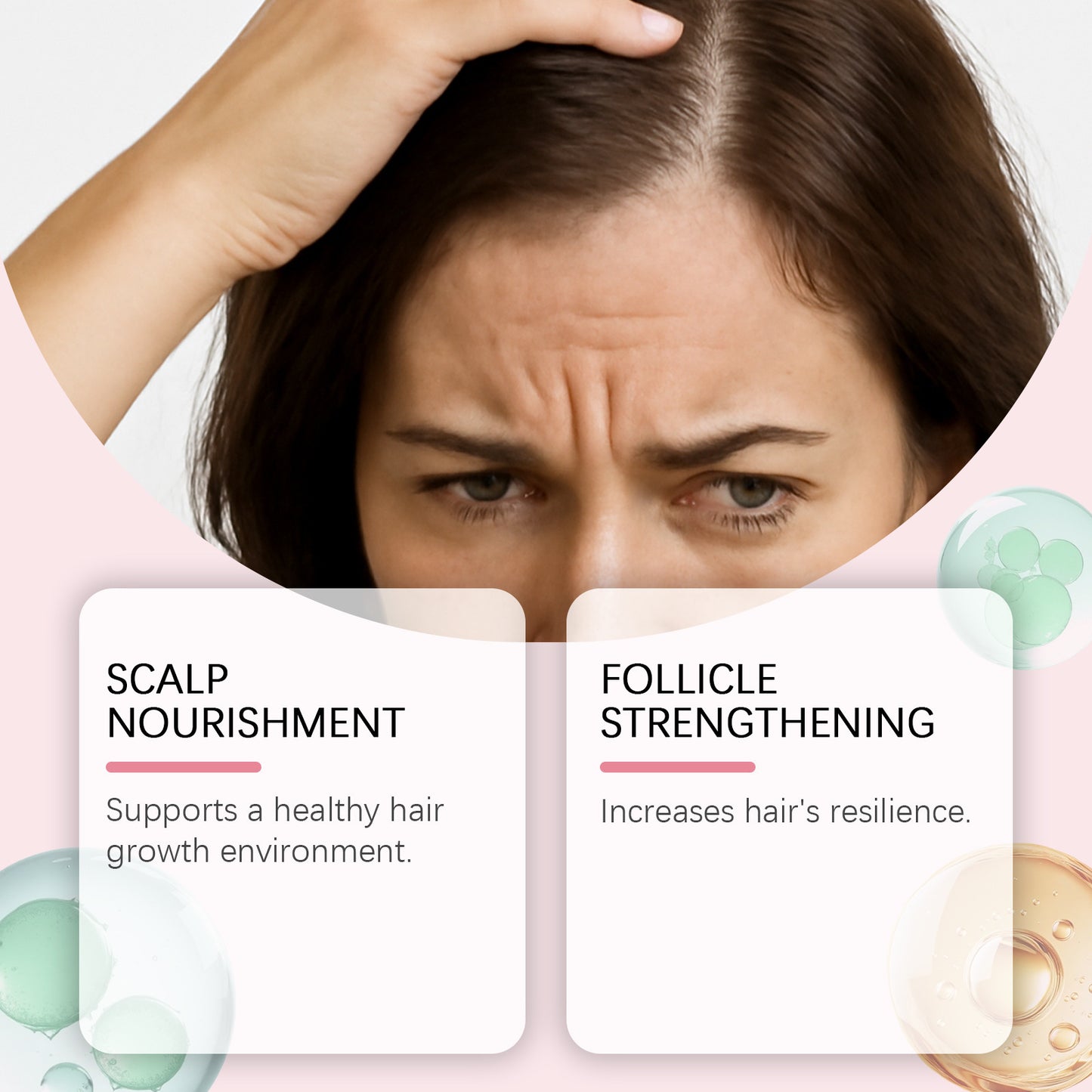 Sérum roll-on Hoegoa Hair Reawaken: hidratación ligera diaria del cuero cabelludo (28 ml)