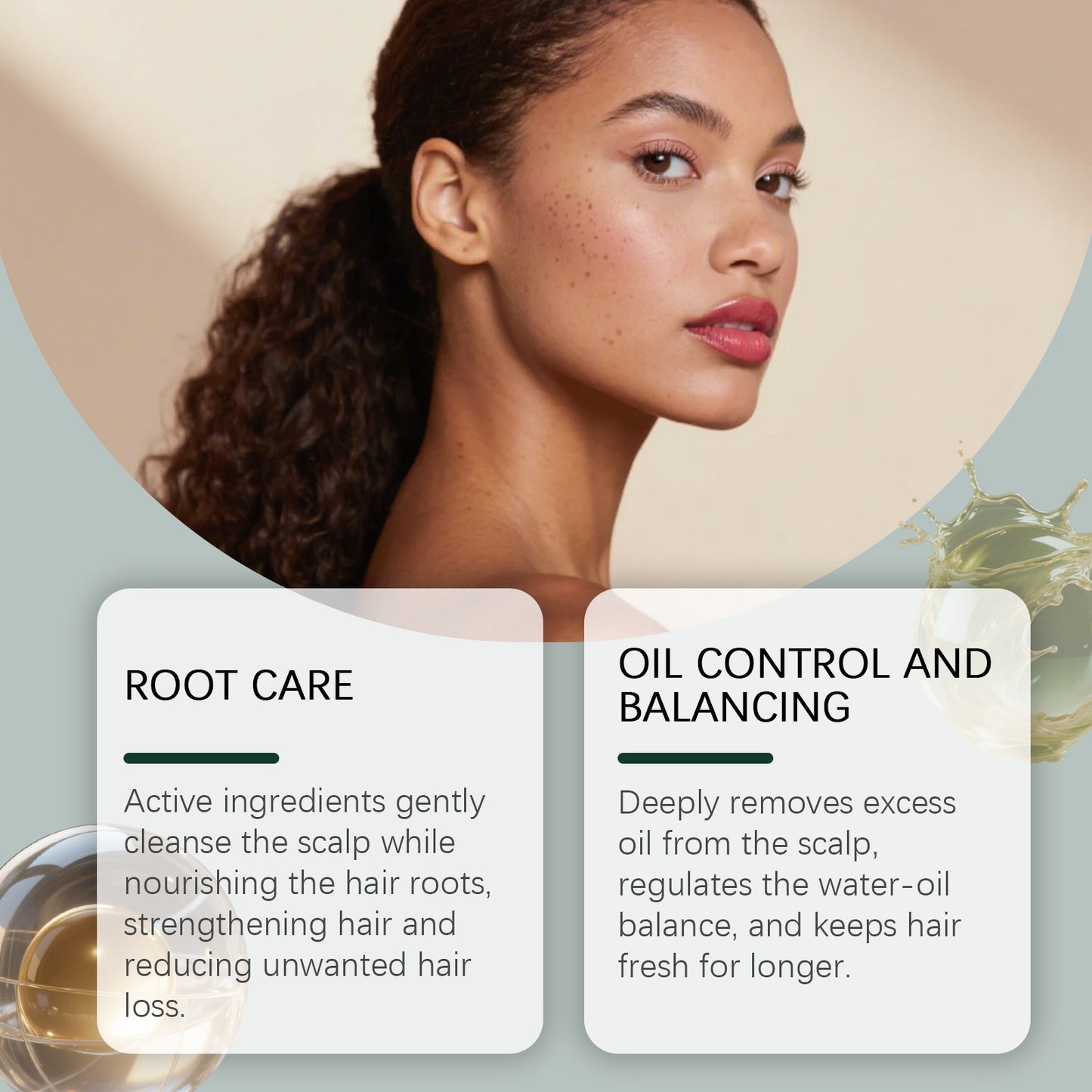 Champú en barra triangular nutritivo Hoegoa: fortalece el cabello y realza el brillo (120 g)