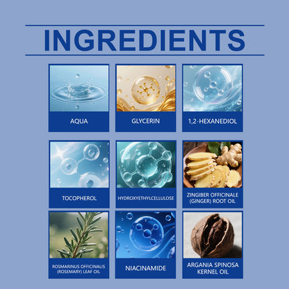 Hoegoa Hair Care Serum Roll-On – Hidratación profunda y nutrición del cuero cabelludo (30 ml)