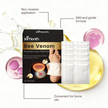 Ximonth Bee Venom Prostate Care Patches – Gentle Warming Body Wellness Patches (10pcs)