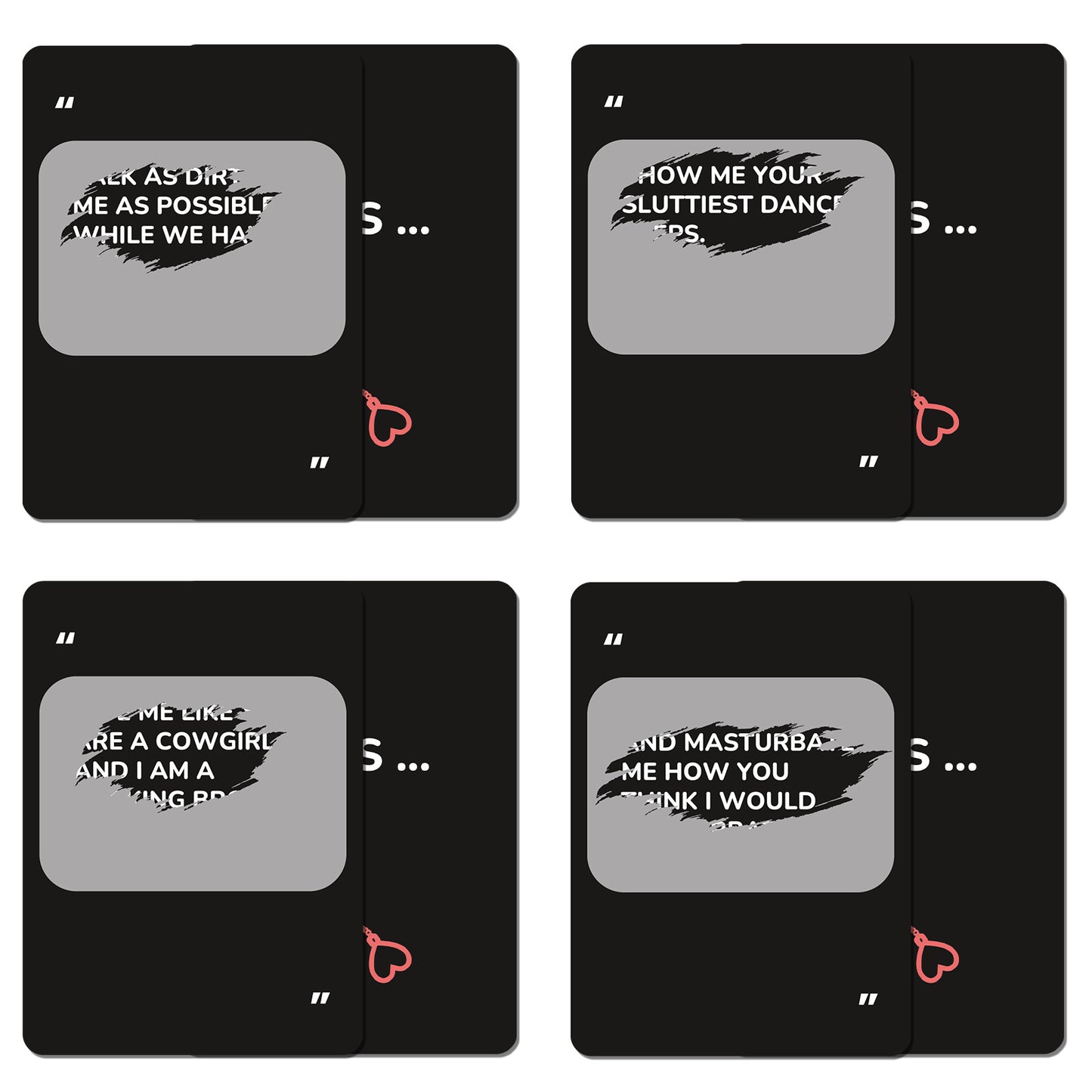 Cartes à gratter Fun Commands pour couples – Jeu interactif garçon et fille (46 cartes) (18+)