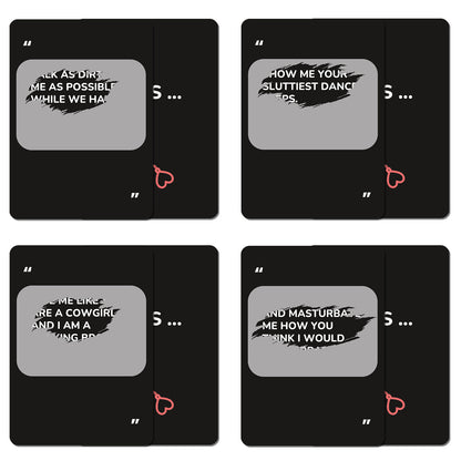 Cartes à gratter Fun Commands pour couples – Jeu interactif garçon et fille (46 cartes) (18+)