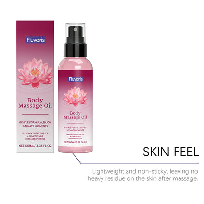 Fluvaris Body Massage Oil | Lightweight Hydrating Skin Care Formula | 100ml