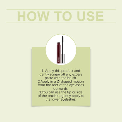 Máscara de pestañas y cejas de alto impacto Zephoco: aplicación suave y definición natural