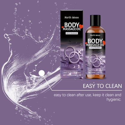 Fluvaris Body Massage Oil – Gentle Fragrance • Lightweight Hydrating • Daily Body Care (100ml)