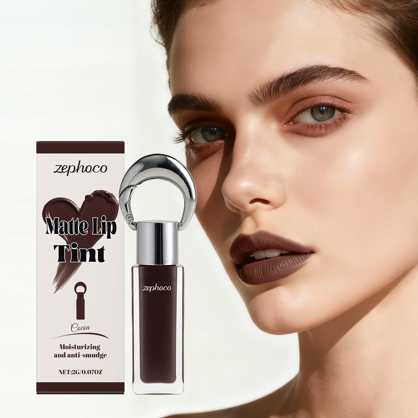 Zephoco Matte Lip Tint – Lightweight Long-Lasting Color (Multi Shades)