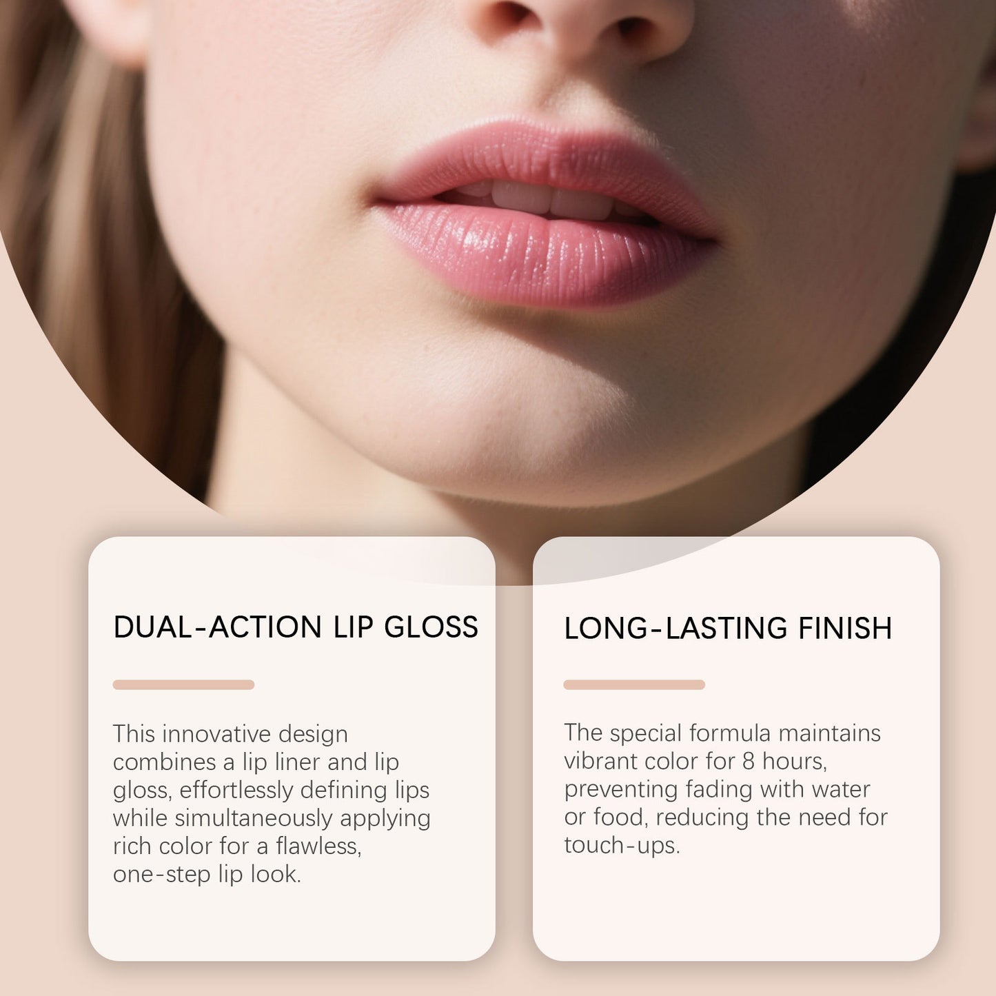 Zephoco Nourishing Dual-Ended Lipstick & Lip Gloss