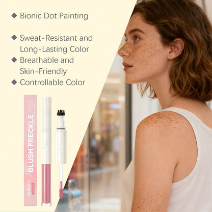 Zephoco Blush Freckle Pen – Quick-Dry, Natural Finish & Portable Double-End Design
