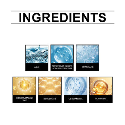 Máscara de pestañas Zephoco: fórmula resistente al agua, suave y sin grumos