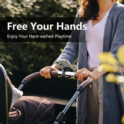 MagSafe Magnetic Phone Mount with Strap – Hands-Free Holder for Gym, Cart & Stroller