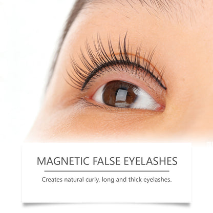 Nymixa Magnetic False Eyelashes with Clip – Reusable No-Glue Lash Set