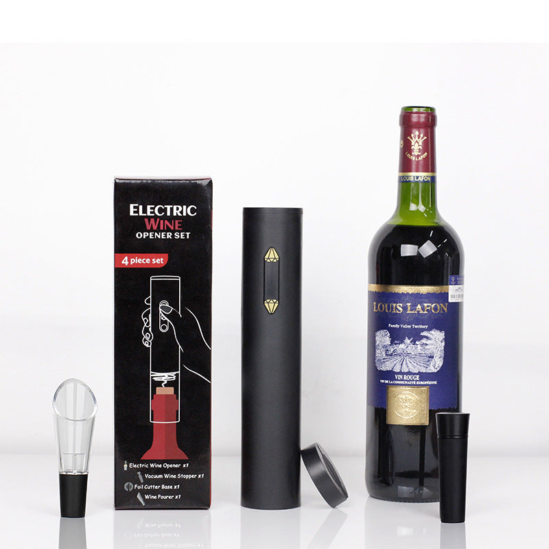 Rechargeable Electric Wine Opener Set – 4-in-1 Automatic Corkscrew Kit