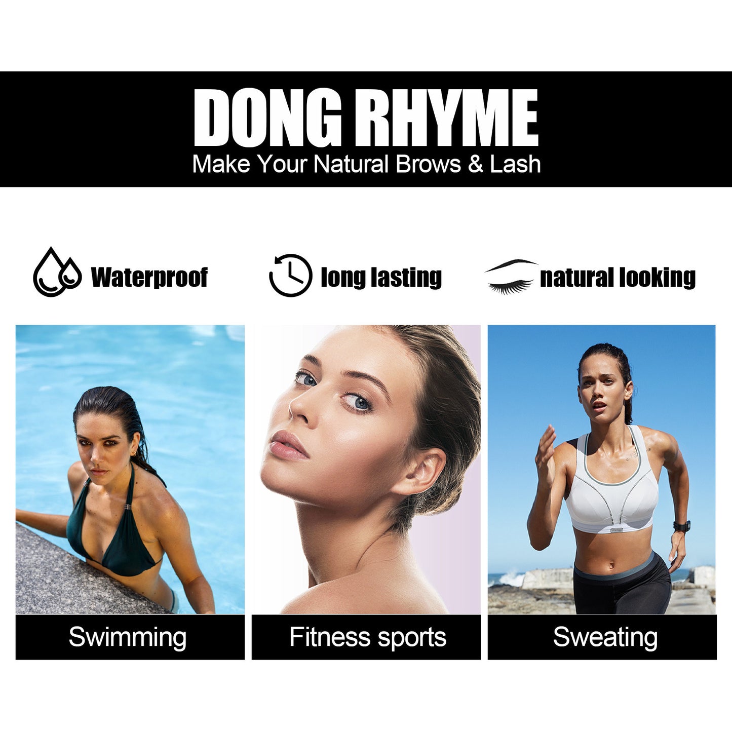 EELHOE 2-in-1 Eyelash & Eyebrow Tint Kit – Long-Lasting Color & Easy Application