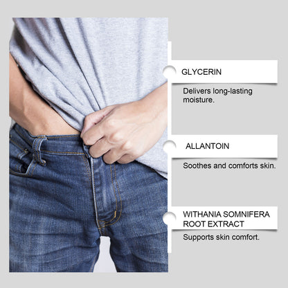 Fluvaris Men’s Intimate Massage Oil – Lightweight Hydrating Body Care Oil (100ml)