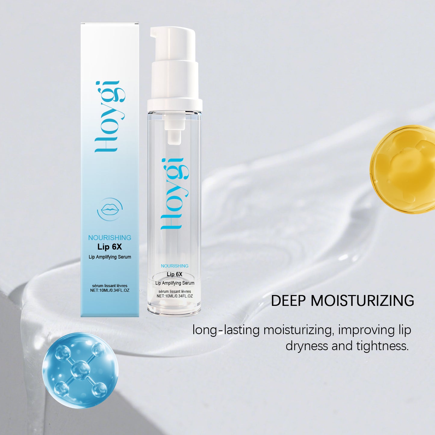 Hoygi Nourishing Lip 6X Serum – Gentle Formula, Long-Lasting Hydration & Protective Care