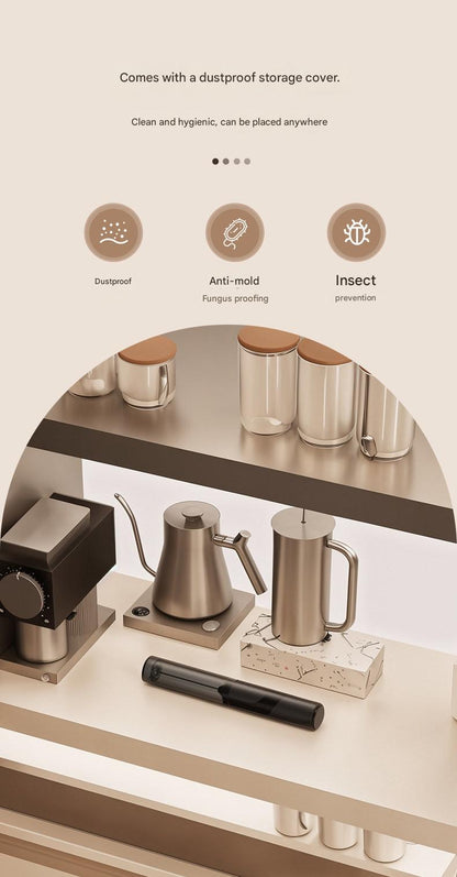 Portable Electric Milk Frother – Handheld Coffee Foamer & Egg Beater for Home Use