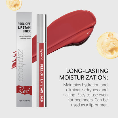 Zephoco Peel-Off Lip Stain Liner – Smooth Color Finish (Multi Shades)