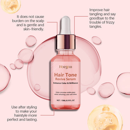 Suero revitalizante del tono capilar Hoegoa: realza el color y el brillo (15 ml)
