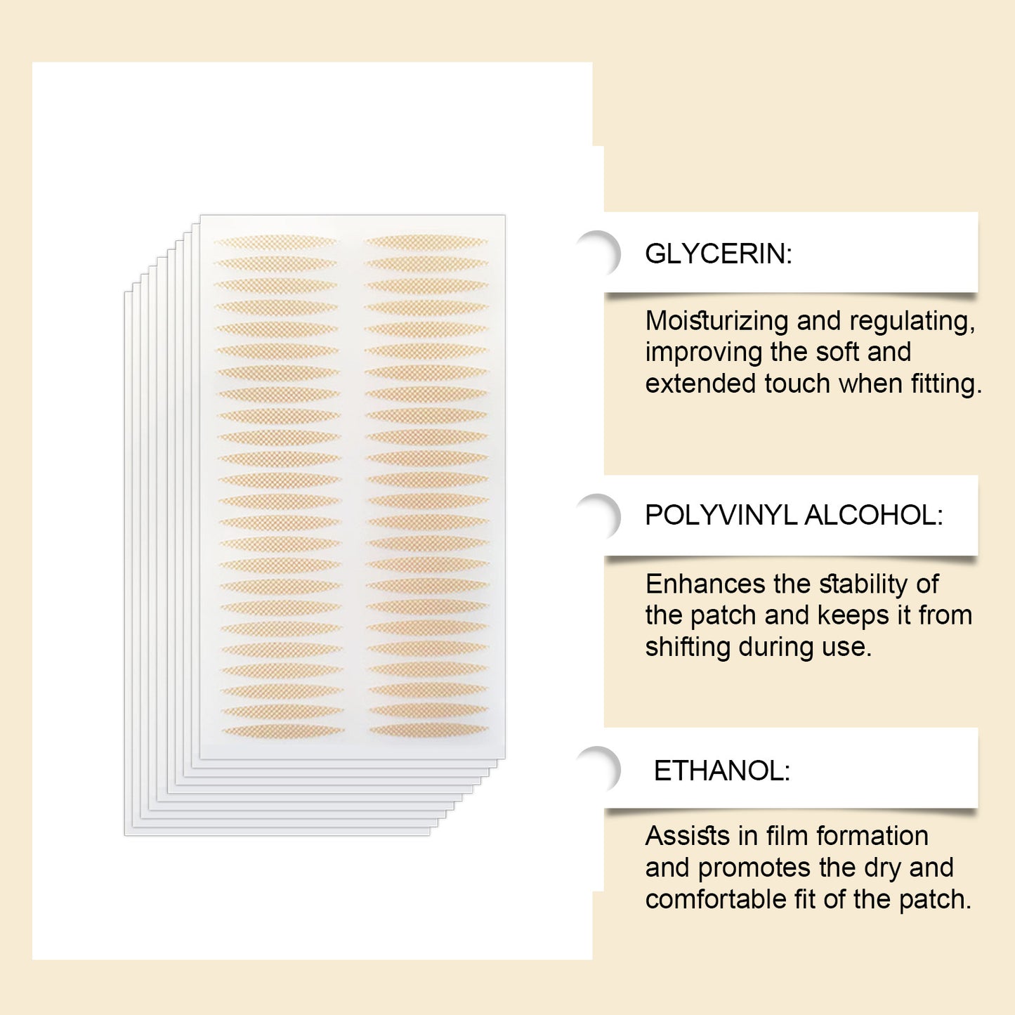 JAYSUING Invisible Eyelid Tape – Double Eyelid Lifter Strips (480pcs)