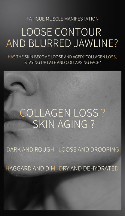 Mascarilla facial inteligente de colágeno con microcorriente: dispositivo hidratante y reafirmante para el cuidado de la piel. 