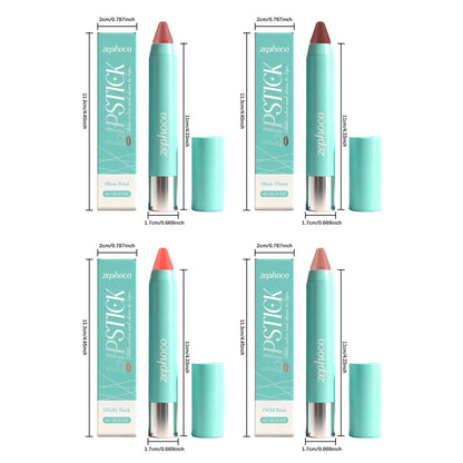 Crayon à lèvres Zephoco – Couleur longue tenue et fini hydratant