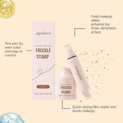 Zephoco Faux Freckle Stamp Pen – Natural-Looking Makeup Effect & Easy Control