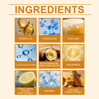 EELHOE Turmeric & Lemon Lip Balm – Moisturizing, Softening & Daily Lip Care