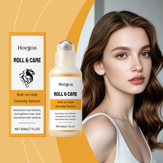 Hoegoa Roll & Care Density Serum – Lightweight Daily Scalp & Hair Nourishing Roll-On 30ml