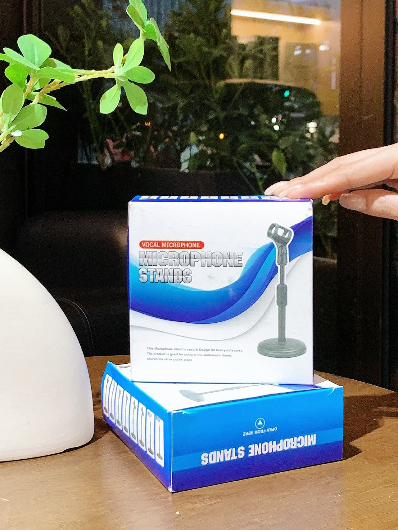 Support de microphone de table réglable – Support de micro flexible pour le streaming, le podcast et le chant