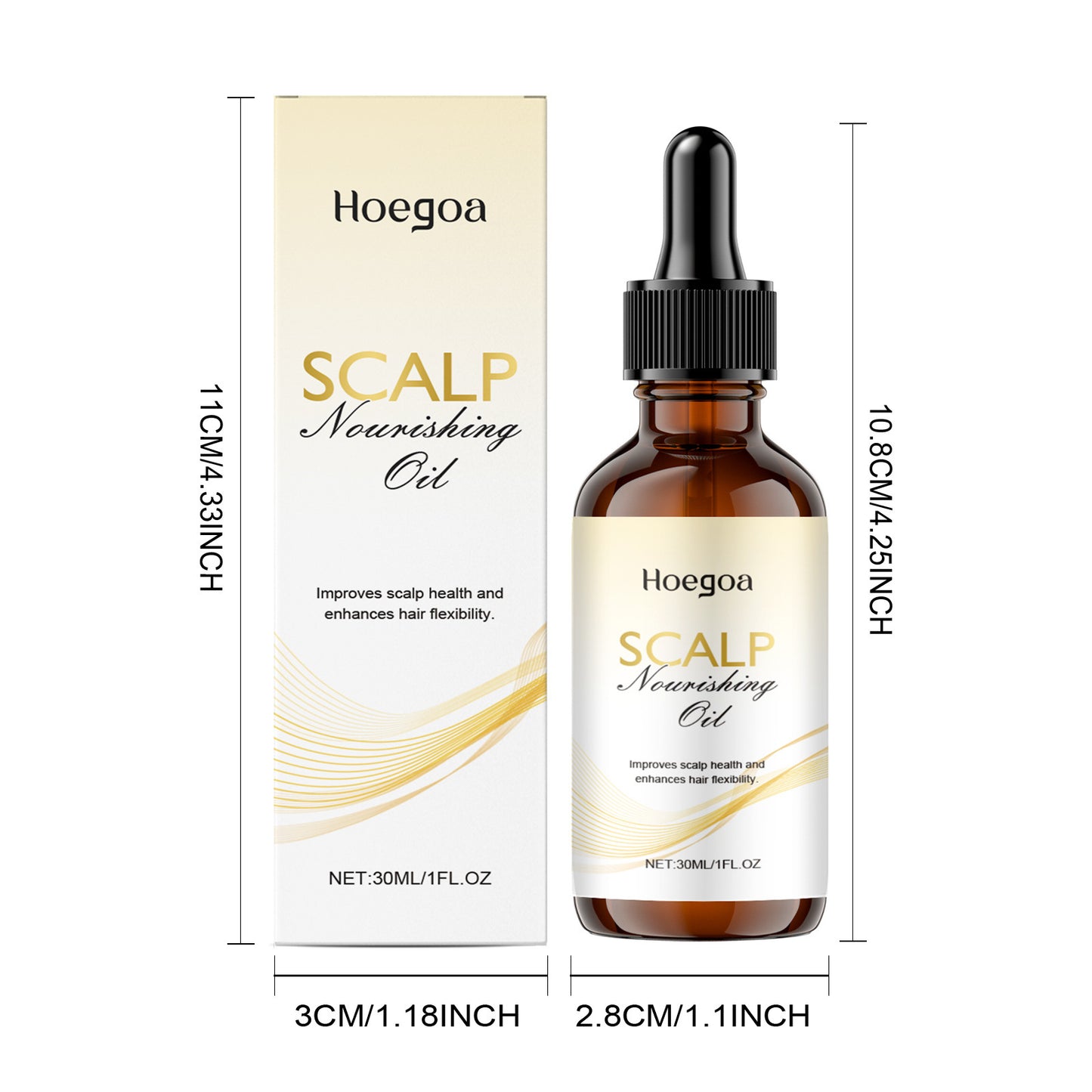 Hoegoa Scalp Nourishing Oil – Lightweight Scalp & Hair Care 30ml