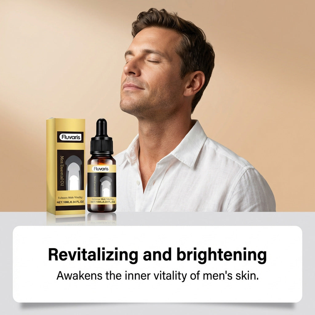 Fluvaris Men’s Essence Oil | Lightweight Hydrating Intimate Skin Care | 10ml